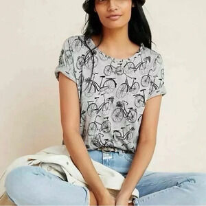 Anthropologie Weekend Bike Tee